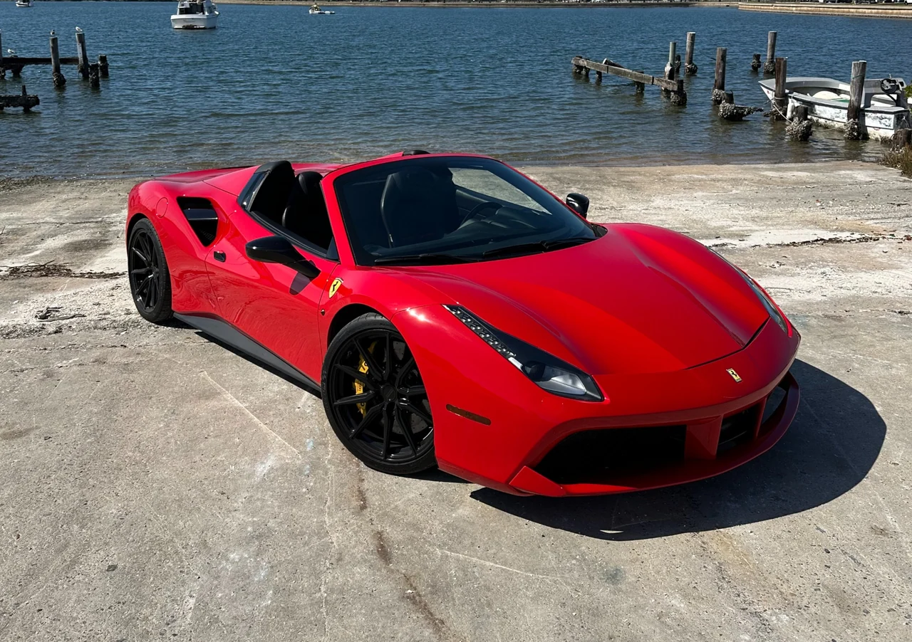 Ferrari 488 Spider reference photograph, view 1
