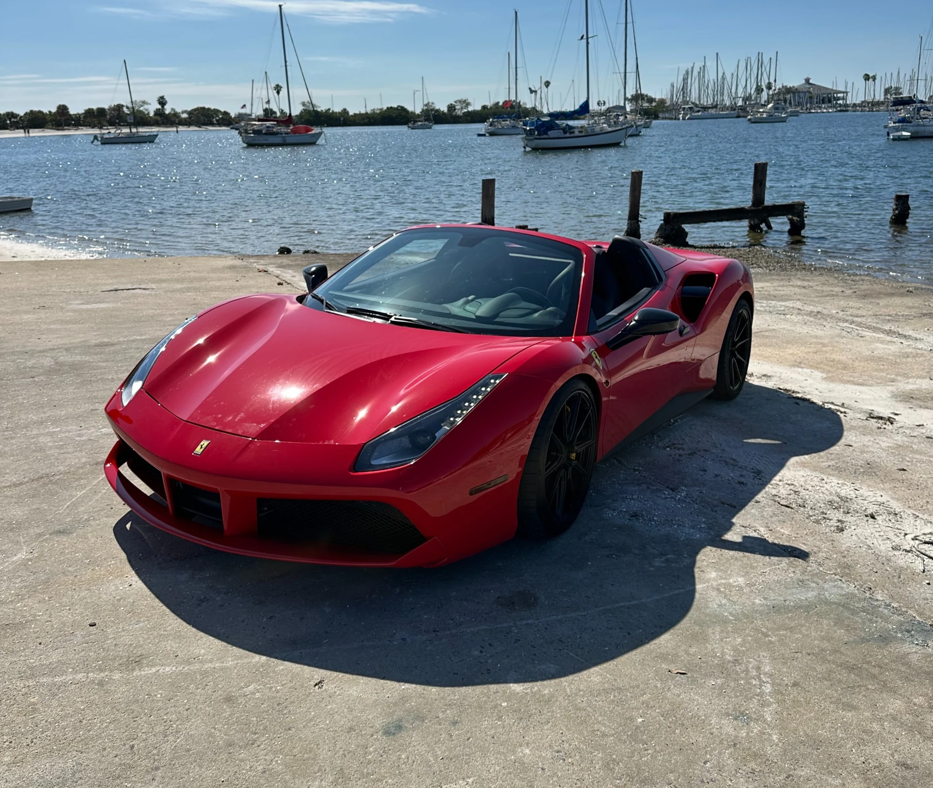 Ferrari 488 Spider reference photograph, view 2